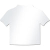 Branded Promotional T-SHIRT SHAPE WHITE PAPER INSERT Leaflet From Concept Incentives.