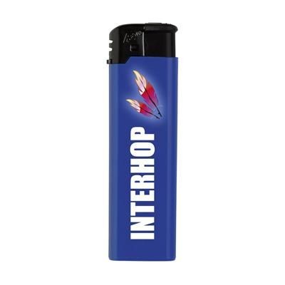 Branded Promotional BLACKTOP LIGHTER in Blue Lighter From Concept Incentives.