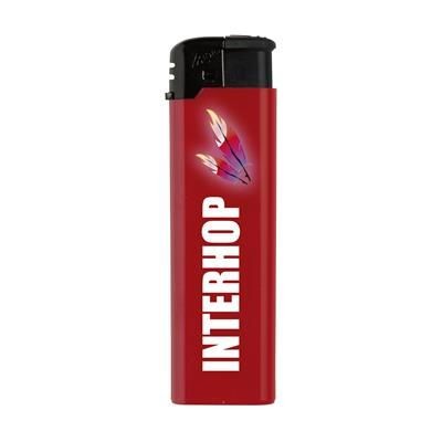 Branded Promotional BLACKTOP LIGHTER in Red Lighter From Concept Incentives.