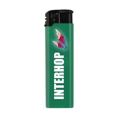 Branded Promotional BLACKTOP LIGHTER in Green Lighter From Concept Incentives.