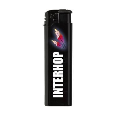 Branded Promotional BLACKTOP LIGHTER in Black Lighter From Concept Incentives.