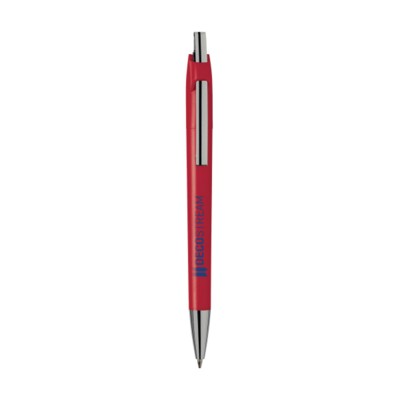 Branded Promotional PUSHBOW PEN in Red Pen From Concept Incentives.