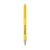 Branded Promotional BONNO PEN in Yellow Pen From Concept Incentives.