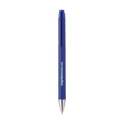 Branded Promotional BONNO PEN in Dark Blue Pen From Concept Incentives.