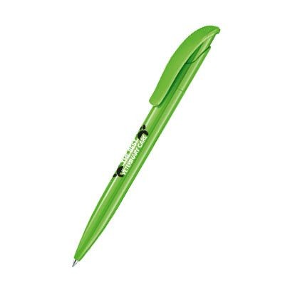 Branded Promotional SENATOR CHALLENGER POLISHED PLASTIC BALL PEN in Pale Green Pen From Concept Incentives.