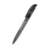 Branded Promotional SENATOR CHALLENGER FROSTED PLASTIC BALL PEN in Anthracite Grey Pen From Concept Incentives.