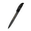 Branded Promotional SENATOR CHALLENGER FROSTED PLASTIC BALL PEN in Black Pen From Concept Incentives.