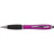 Branded Promotional PLASTIC TOUCH SCREEN BALL PEN with Rubber Stylus Tip in Pink Pen From Concept Incentives.