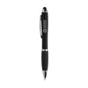 Branded Promotional ATHOS COLOUR TOUCH PEN in Black Pen From Concept Incentives.