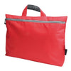 Branded Promotional NYLON DOCUMENT BAG in Red Bag From Concept Incentives.