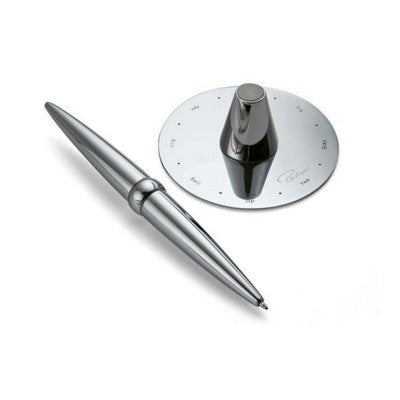 Branded Promotional PHILIPPI SPINNING HELICOPTER PEN & DECISION MAKER in Silver Decision Maker From Concept Incentives.