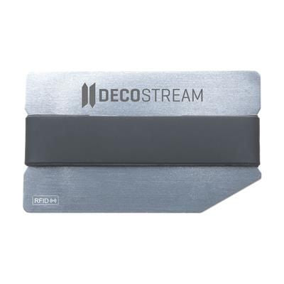 Branded Promotional RFID PERSONATA CARD HOLDER in Silver Credit Card Holder From Concept Incentives.