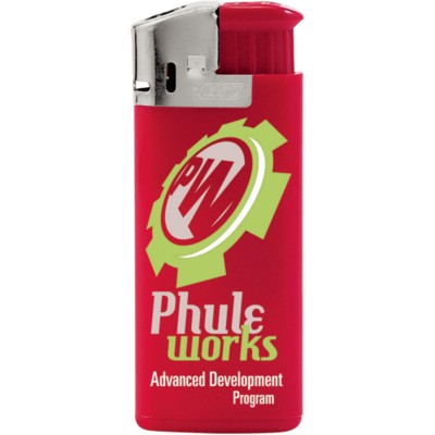 Branded Promotional BIC¬Æ J39 SILVER CHROME HOOD LIGHTER Lighter From Concept Incentives.