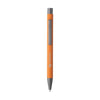 Branded Promotional BRADY SOFT TOUCH PEN in Orange Pen From Concept Incentives.