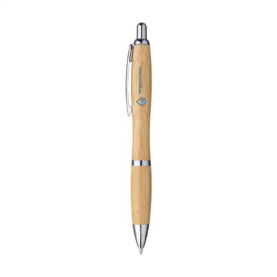 Branded Promotional ATHOS BAMBOO PEN in Wood Pen From Concept Incentives.