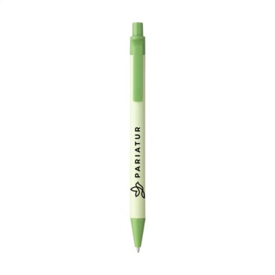Branded Promotional BIO DEGRADABLE PEN PEN in Green Pen From Concept Incentives.