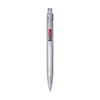 Branded Promotional BOTTLEWISE RPET PEN in White Pen From Concept Incentives.