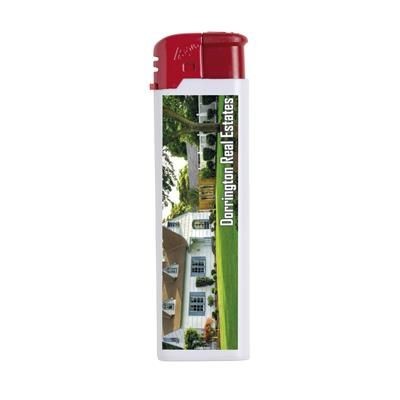 Branded Promotional COLOURTOP LIGHTER in Red Lighter From Concept Incentives.