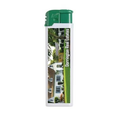 Branded Promotional COLOURTOP LIGHTER in Green Lighter From Concept Incentives.