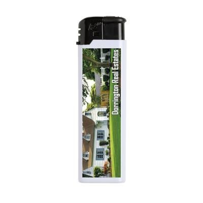 Branded Promotional COLOURTOP LIGHTER in Black Lighter From Concept Incentives.
