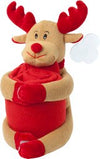 Branded Promotional CHRISTMAS STUFFED ANIMAL with Picnic Blanket Soft Toy From Concept Incentives.