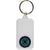 Branded Promotional COMPASS KEYRING in White Compass From Concept Incentives.