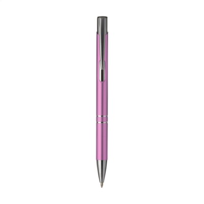 Branded Promotional EBONY MATTE PEN in Pink Pen From Concept Incentives.