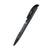 Branded Promotional SENATOR CHALLENGER CLEAR TRANSPARENT PLASTIC BALL PEN with Soft Grip in Black Pen From Concept Incentives.