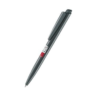 Branded Promotional SENATOR DART POLISHED PLASTIC BALL PEN in Anthracite Grey Pen From Concept Incentives.