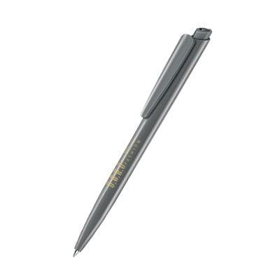 Branded Promotional SENATOR DART POLISHED PLASTIC BALL PEN in Cool Grey 9 Pen From Concept Incentives.