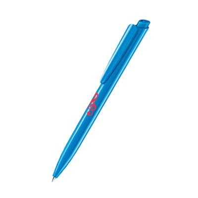 Branded Promotional SENATOR DART POLISHED PLASTIC BALL PEN in Hex Cyan Pen From Concept Incentives.