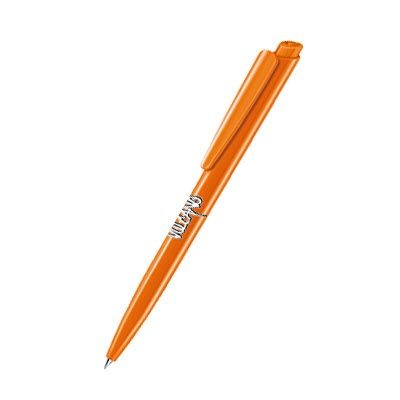 Branded Promotional SENATOR DART POLISHED PLASTIC BALL PEN in Orange Pen From Concept Incentives.