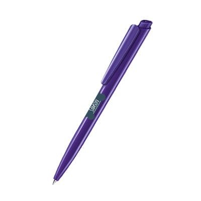 Branded Promotional SENATOR DART POLISHED PLASTIC BALL PEN in Purple Pen From Concept Incentives.