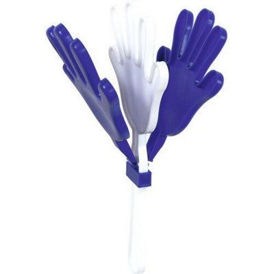 Branded Promotional CLAPHANDS in Blue Noise Maker From Concept Incentives.
