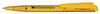 Branded Promotional SENATOR DART CLEAR TRANSPARENT RETRACTABLE BALL PEN in Yellow Pen From Concept Incentives.