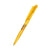 Branded Promotional SENATOR DART CLEAR TRANSPARENT PLASTIC BALL PEN in Honey Yellow Pen From Concept Incentives.