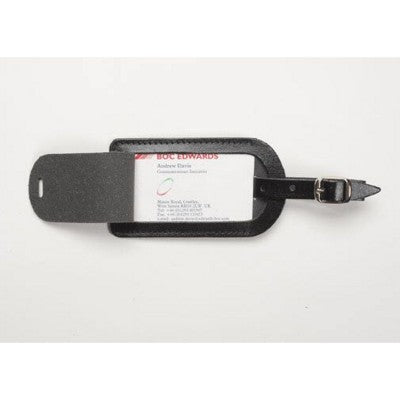 Branded Promotional SMALL LUGGAGE TAG with Security Flap Luggage Tag From Concept Incentives.