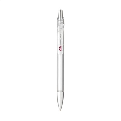 Branded Promotional CROCKET PEN in White Pen From Concept Incentives.