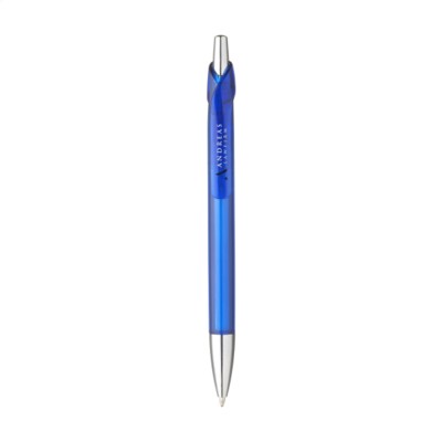 Branded Promotional CROCKET PEN in Blue Pen From Concept Incentives.