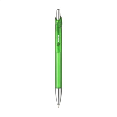 Branded Promotional CROCKET PEN in Green Pen From Concept Incentives.