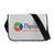 Branded Promotional POSTMAN SHOULDER BAG in White Bag From Concept Incentives.