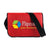 Branded Promotional POSTMAN SHOULDER BAG in Red Bag From Concept Incentives.