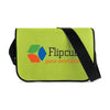 Branded Promotional POSTMAN SHOULDER BAG in Green Bag From Concept Incentives.