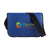 Branded Promotional POSTMANBAG SHOULDER BAG in Blue Bag From Concept Incentives.