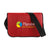 Branded Promotional POSTMANBAG SHOULDER BAG in Red Bag From Concept Incentives.