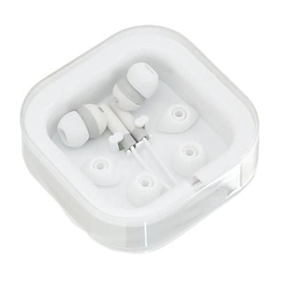 Branded Promotional EARPHONES with Microphone Earphones From Concept Incentives.