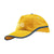 Branded Promotional REFLECTCAP in Yellow Baseball Cap From Concept Incentives.