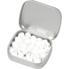 Branded Promotional TINBOX PEPPERMINTS in Silver Mints From Concept Incentives.