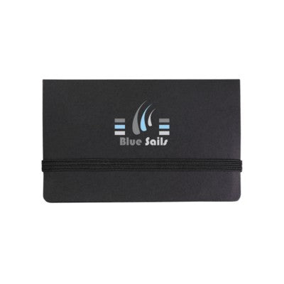 Branded Promotional NOTE PAD NOTE BOOK in Black Note Pad From Concept Incentives.