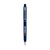 Branded Promotional STILOLINEA RAJA SILVER CHROME PEN in Dark Blue Pen From Concept Incentives.